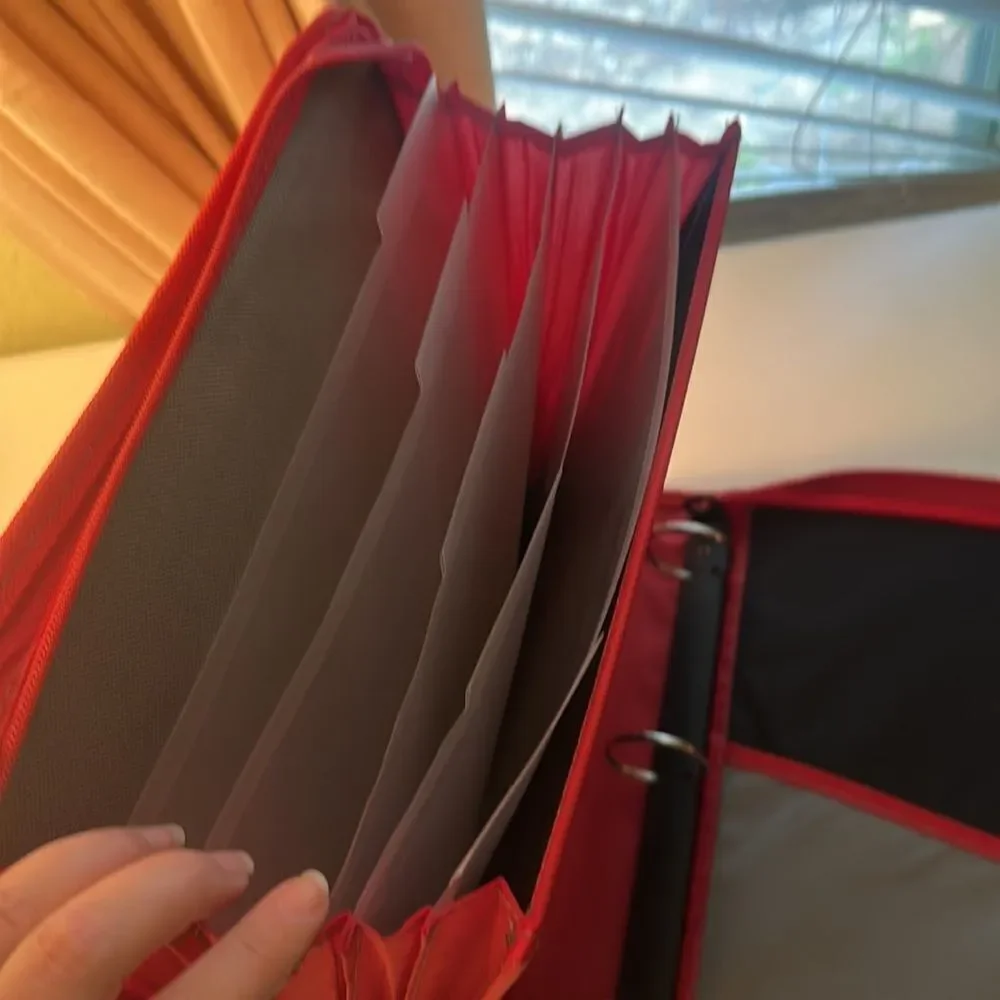 Mead zip 3 ring binder with dividers